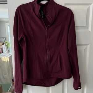 Women's Magenta/Burgundy Zip-up jacket size L